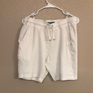 Men's Classic White Athletic Shorts